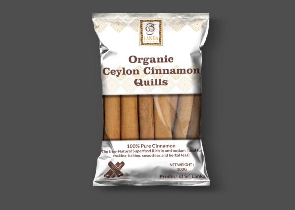 Cinnamon quills front side Organic Ceylon Cinnamon Quills - Directly From The Origin