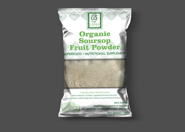 Soursop fruit powert front side Organic Soursop dehydrated Fruit Powder - Directly From The Origin
